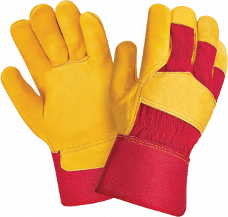 Перчатки СИБИРЬ, (0112-11-RU), спилок, х/б, жесткий манжет, подкладка