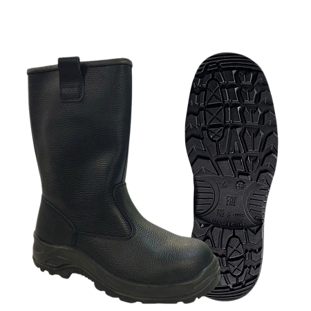 Сапоги СВАРЩИК с МП юфтевые ПУ/нитрил