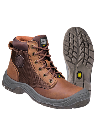 Ботинки DAKAR (ДАКАР) с МП и МС, нубук ПУ/ПУ (коричневые/BRN)