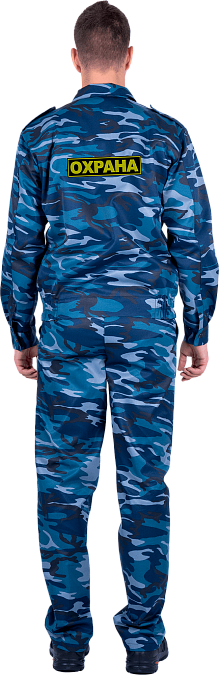 Шеврон ОХРАНА большой, 26*6,5 см