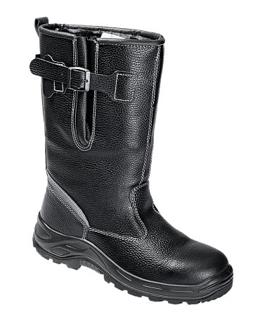 Сапоги TURBO с КП нат. мех хромовые ПУ/нитрил