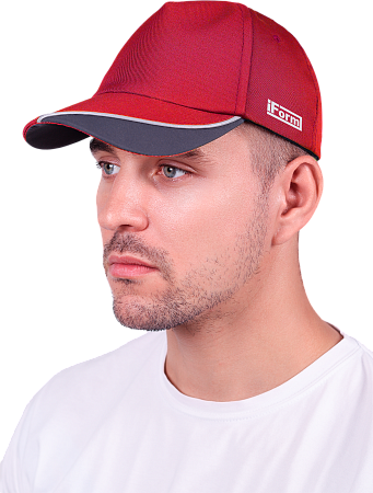 Бейсболка IFORM, красный-серый Импорт