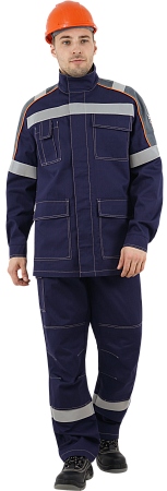 Костюм МЕГАСТАТОЙЛ, т/синий-серый-оранж