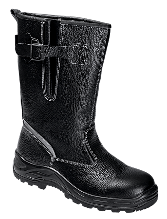 Сапоги TURBO с КП шерст. мех хромовые ПУ/нитрил