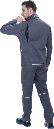 Брюки GT летние, серый-т.серый