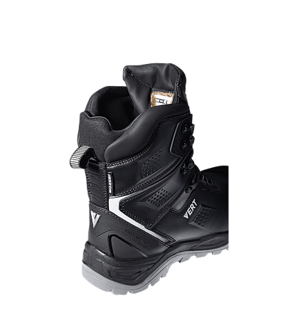 Ботинки VERT высокий берец с КП и КС нат. мех кожаные ПУ/ТПУ