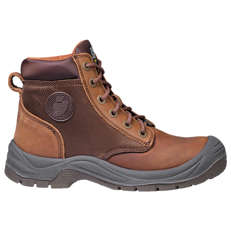 Ботинки DAKAR (ДАКАР) с МП и МС, нубук ПУ/ПУ (коричневые/BRN)