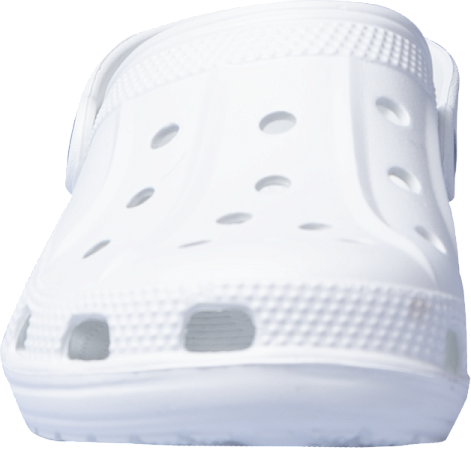 Туфли летние ЭВА (сабо) с перфорацией и ремешком (белые)