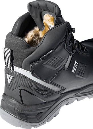 Ботинки VERT с КП и КС нат. мех кожаные ПУ/ТПУ
