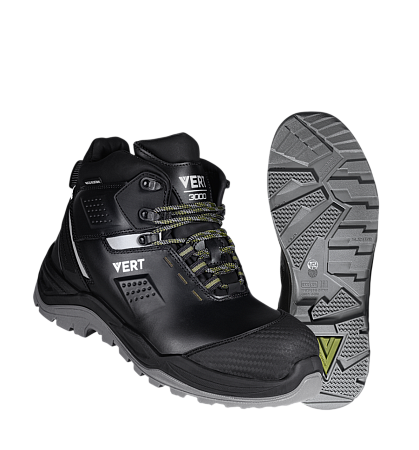 Ботинки VERT с КП и КС нат. мех кожаные ПУ/ТПУ