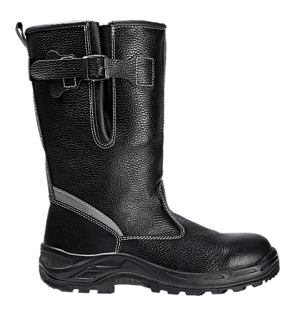 Сапоги TURBO с КП нат. мех хромовые ПУ/нитрил