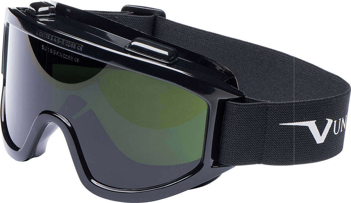 Очки UNIVET™ 601 (601.02.06.50) (РС) AS+/AF+ (KN) н/в, газосварочные (Green IR5)