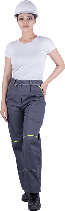 Брюки ТУРБО летние, серые, женские