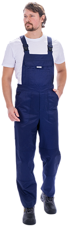 Костюм ТЕХНИК 2 летний, т/синий-серый (Куртка, полукомбинезон)