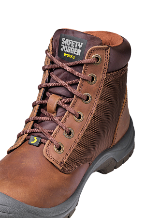 Ботинки DAKAR (ДАКАР) с МП и МС, нубук ПУ/ПУ (коричневые/BRN)