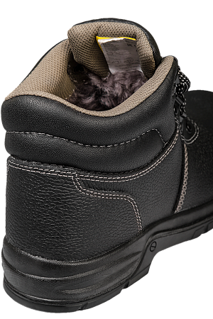 Ботинки BESTBOY259 (БЕСТБОЙ259) с МП и МС нат.мех, кожаные ПУ/нитрил