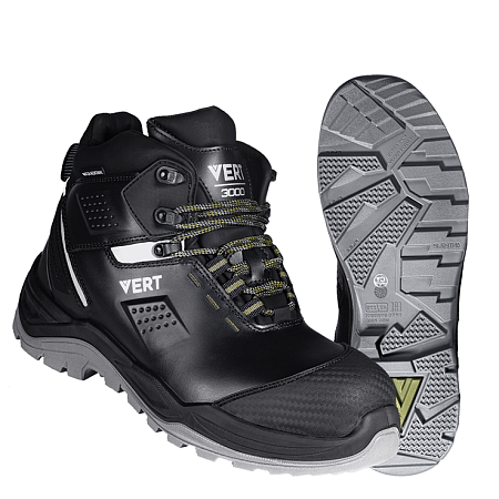 Ботинки VERT с КП и КС шерст. мех кожаные ПУ/ТПУ