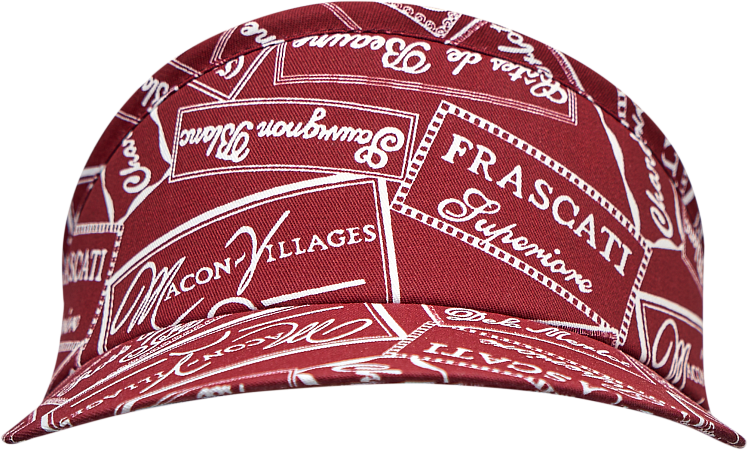 Козырек ЛЮКС, бордовый с принтом, NEW