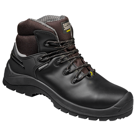 Ботинки Х430 с КП и КС, кожа, ПУ/резина (черный /BLK)