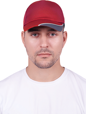 Бейсболка IFORM, красный-серый Импорт