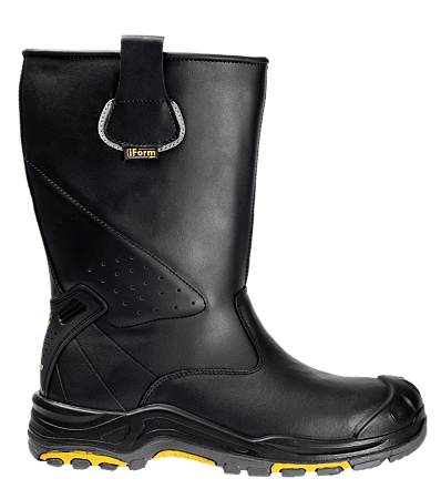 Сапоги iForm® ORIGINAL (ОРИДЖИНАЛ) с КП и КС шерст. мех кожаные ПУ/нитрил