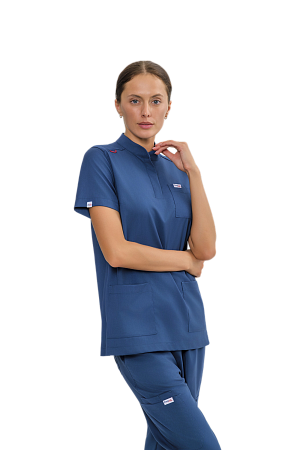 Блуза КЕЛЛИ, аквамарин