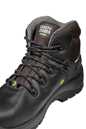 Ботинки Х430 с КП и КС, кожа, ПУ/резина (черный /BLK)