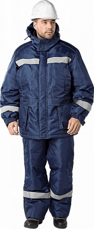 Костюм ПЕТРОЛЕУМ утепленный, т/синий