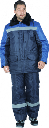 Костюм РЕГИОН зимний, т/синий-василек