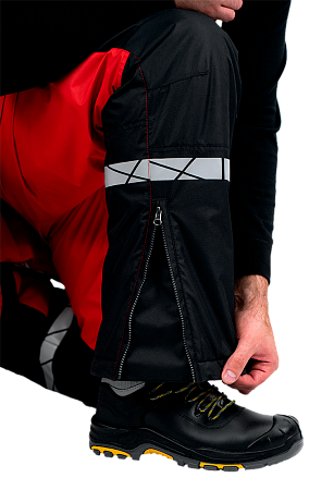 Комбинезон ПИЛОТ зимний, красный-черный