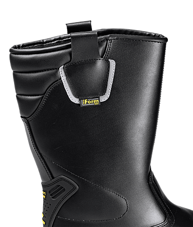 Сапоги iForm® ORIGINAL (ОРИДЖИНАЛ) с КП и КС шерст. мех кожаные ПУ/нитрил