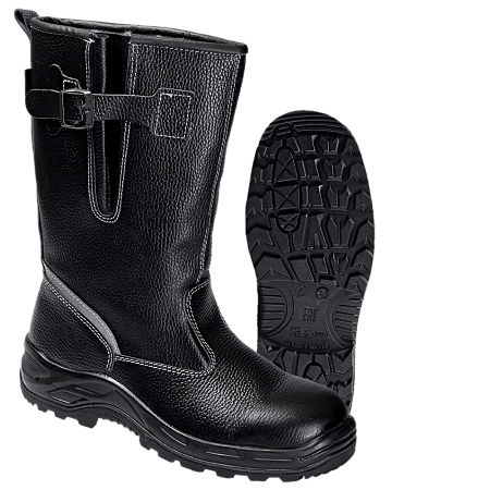 Сапоги TURBO с КП шерст. мех хромовые ПУ/нитрил