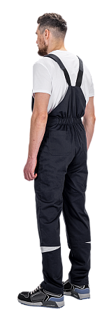 Костюм КМ-10 ЛЮКС АНТИСТАТ летний, т.синий-василек (куртка+полукомбинезон)