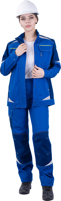 Куртка ТУРБО SAFETY летняя, василек-синий, женская