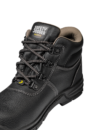 Ботинки BESTBOY259 (БЕСТБОЙ259) с МП и МС нат.мех, кожаные ПУ/нитрил