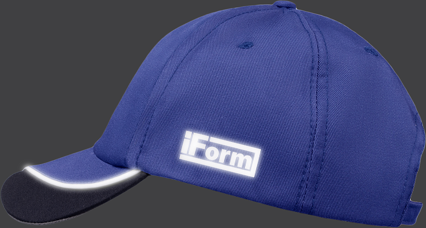 Бейсболка IFORM, синий-черный