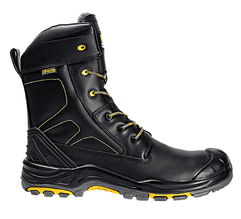 Ботинки iForm® ORIGINAL (ОРИДЖИНАЛ) высокий берец с КП и КС шерс. мех кожаные ПУ/нитрил