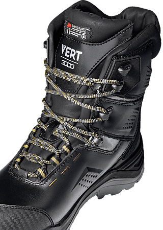 Ботинки VERT высокий берец с КП и КС Thinsulate® шерст. мех кожаные ПУ/ТПУ