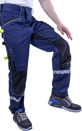 Брюки КОРПОРАЦИЯ летние, синий-черный