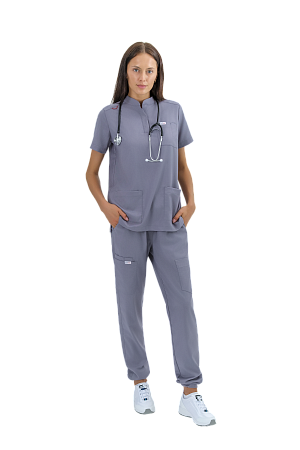 Блуза КЕЛЛИ, серый