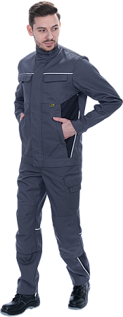 Брюки GT летние, серый-т.серый