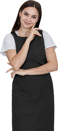 Фартук ЕВРО, черный