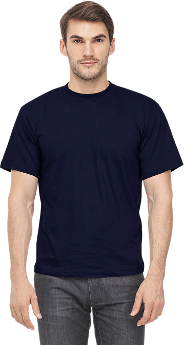 Футболка короткий рукав 160 г/м2, т/синяя