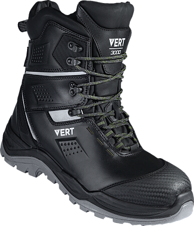 Ботинки VERT высокий берец с КП и КС шерст. мех кожаные ПУ/ТПУ