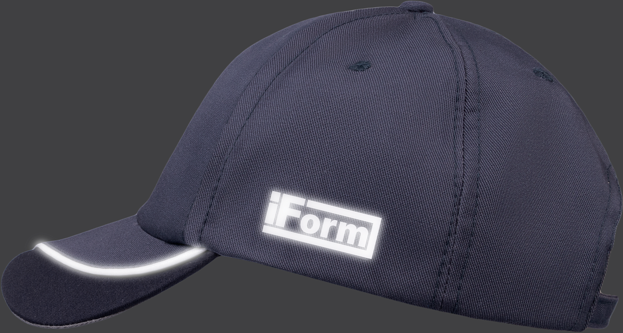 Бейсболка IFORM, т.серый-черный