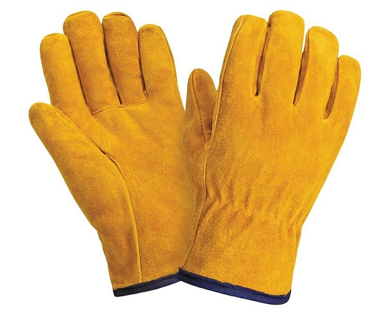 Перчатки ДРАЙВЕР СМ, (0128), спилок, искуственный мех