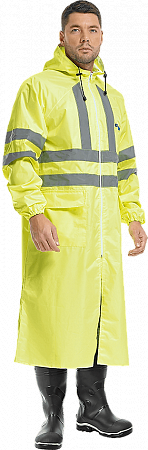 Плащ EXTRA-VISION WPL влагозащитный флуоресцентный желтый
