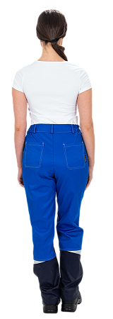 Костюм КМ-10 ЛЮКС летний, василек-синий, женский (Куртка+брюки)