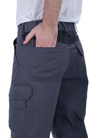 Брюки GT летние, серый-т.серый