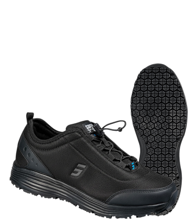 Полуботинки (тип туфли) JAMES (ДЖАМЕС) текстиль, мужские, ЭВА/резина (черные/BLK)